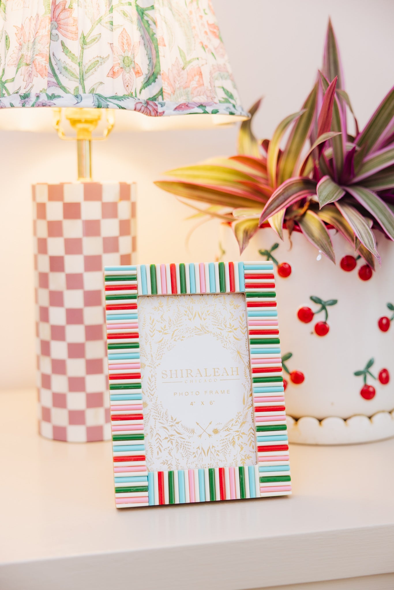 4x6 Mosaic Stripes Picture Frame